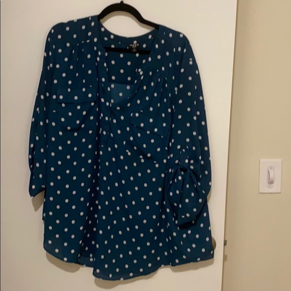 Torrid Harper blouse size 4